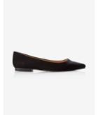Express Womens Faux Suede Pointed Toe Flat
