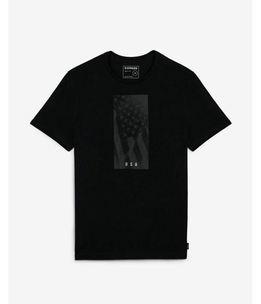 Express Mens Express New York Americana Logo Graphic T-shirt