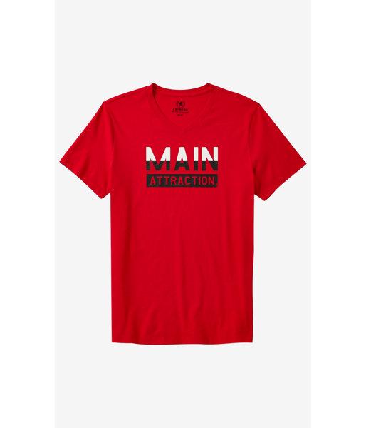 Express Men's Tees Red Main Attraction Graphic T-shirt