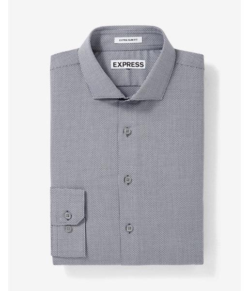 Express Mens Slim Fit Jacquard Dress