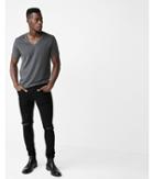 Express Mens Slim Stretch Deep V-neck Tee