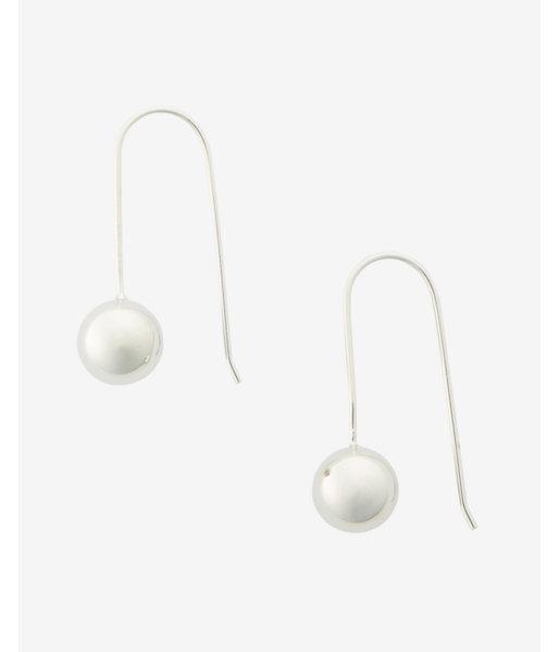 Express Womens Disc Pull Through Earrings
