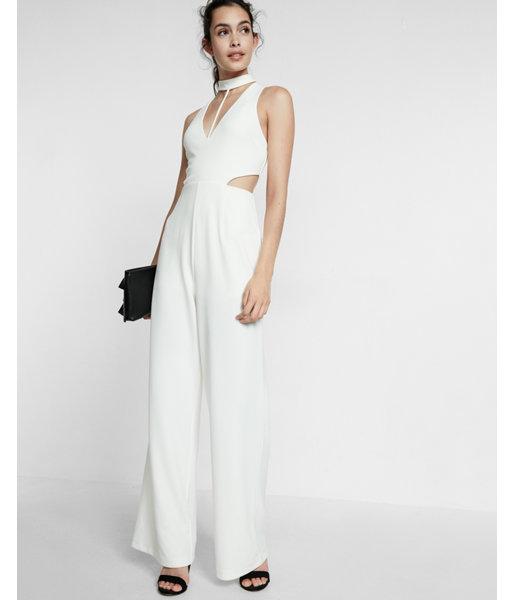 Express Choker Neck Jumpsuit