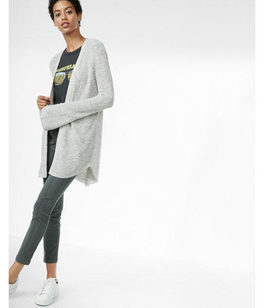 Express Marled Thermal Bell Sleeve Cover-up