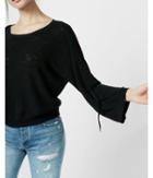 Express Drawstring Sleeve Pullover