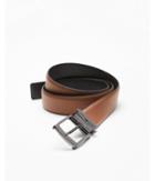 Express Mens Reversible Textured Prong Buckle Belt