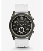 Express Mens White Rivington Oversized Multi-function Watch