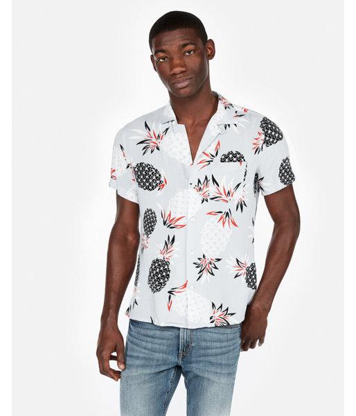 Express Mens Pineapple Print Short