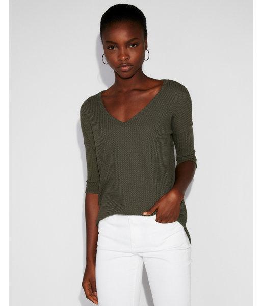 Express Womens Express One Eleven Cowl Back Tee