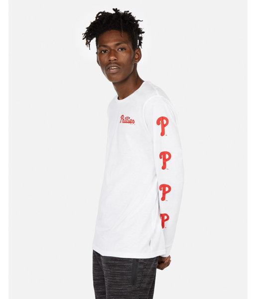 Express Mens Philadelphia Phillies Long Sleeve Graphic Tee