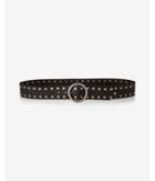 Express Leather Studded Circle Belt