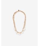 Express Womens Three Row Chain Necklace