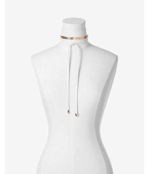 Express Filigree Cut-out Wrap Choker Necklace