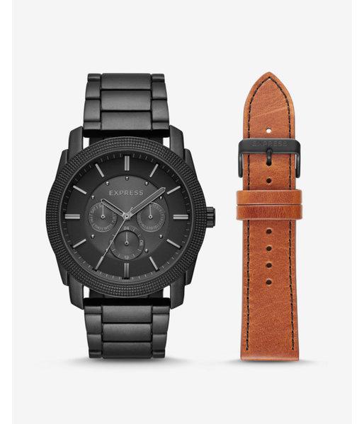 Express Mens Rivington Multi-function Watch Giftset