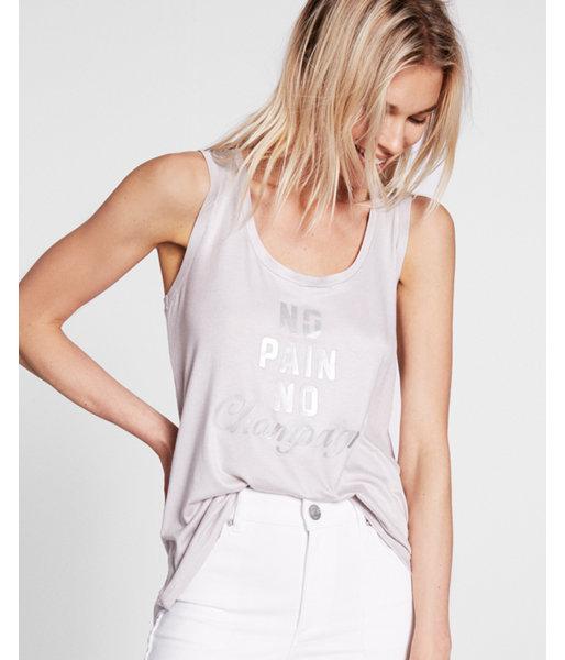 Express Womens Express Womens Express One Eleven No Pain No Champagne Scoop Neck Tank