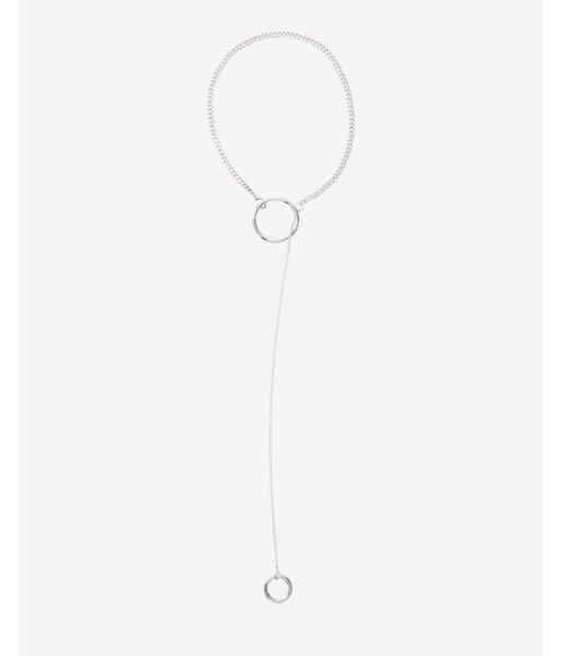 Express Womens Circle Link Y-neck Necklace