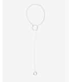 Express Womens Circle Link Y-neck Necklace