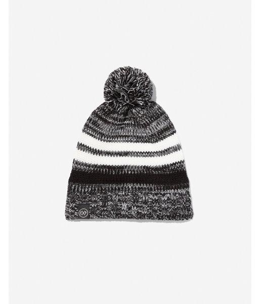 Express Mens Striped Pom Beanie