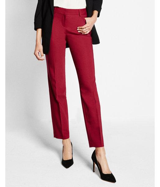 Express Womens Low Rise New Waistband Editor Ankle Pant