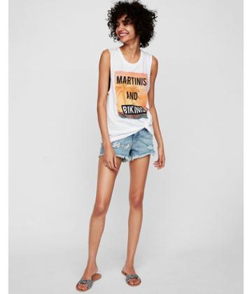 Express Womens Martinis & Bikinis Graphic