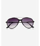 Express Mens Black Matte Flat Aviator