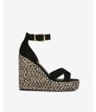 Express Womens Ankle Strap Wedge