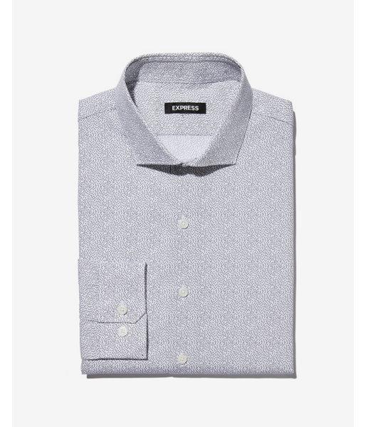 Express Mens Classic Seed Print Dress