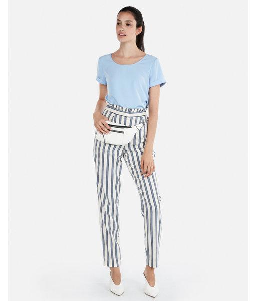 Express Womens Zip Back Gramercy Tee