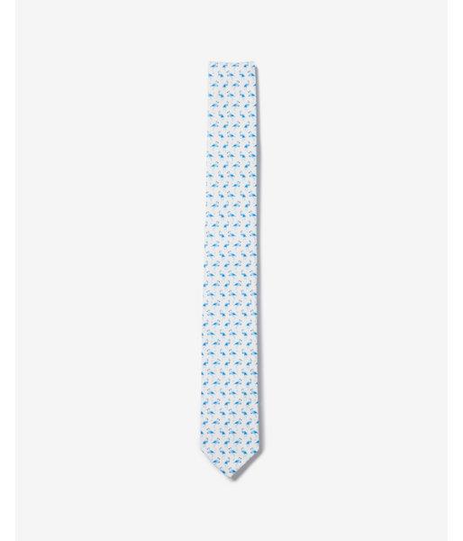 Express Mens Slim Flamingo Cotton Tie