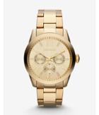 Express Mens Multi-function Watch - Gold