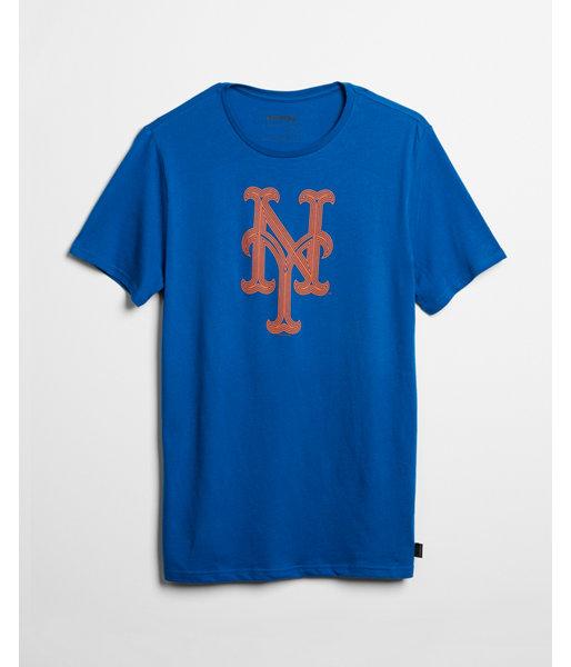 Express Mens New York Mets Graphic Tee