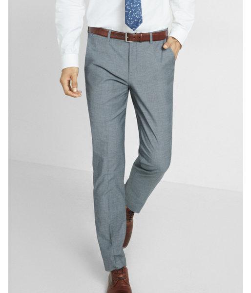 Express Mens Slim Photographer Diamond Weave Dress Pant