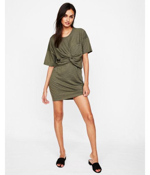 Express Womens Twist Front Dress