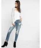 Express Womens Marled Snap Front Cover-up