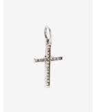 Express Sequin Cross Charm