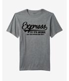 Express Mens Gray Express 111 5th Avenue Graphic Tee
