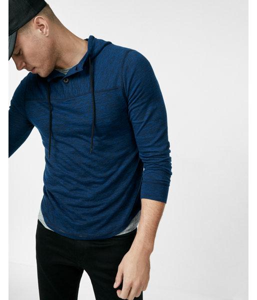 Express Marled Popover Hoodie