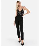 Express Womens Lace Bodice Cami Jumpsuit
