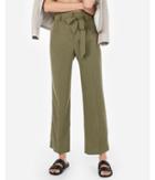 Express Womens High Waisted Paperbag Ankle Pants
