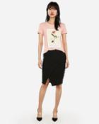 Express Womens No Limits Rose Graphic Easy Tee