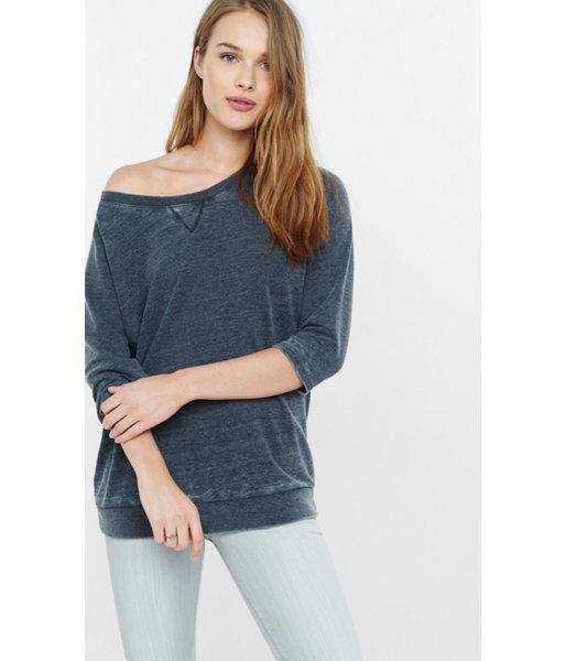 Express Women's Sweatshirts Express One Eleven Raglan Seam
