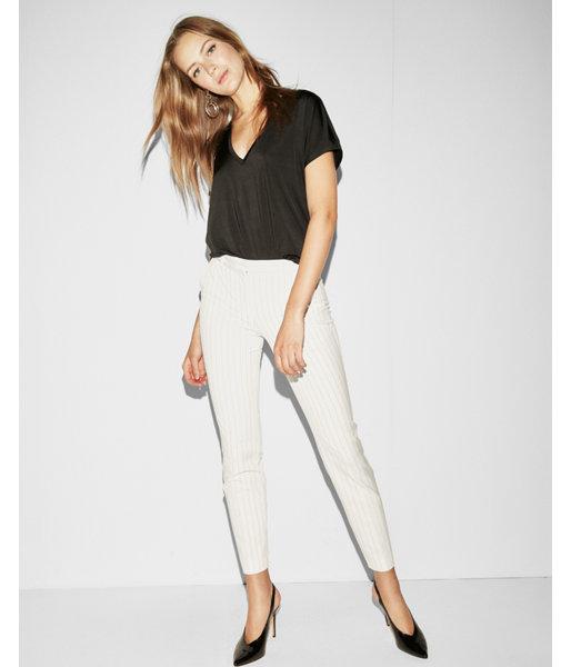 Express Womens V-neck Short Sleeve