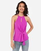 Express Womens Side Tie Cut-out Cami