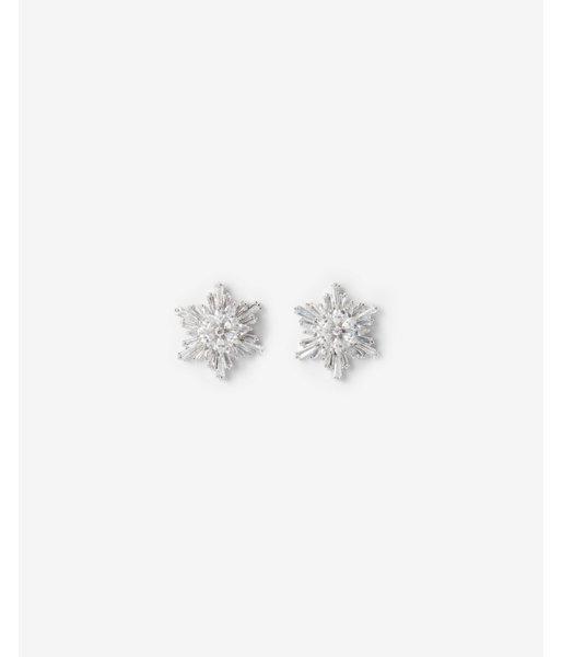 Express Womens Cubic Zirconia Burst Earrings