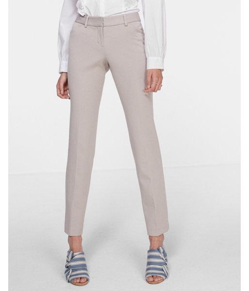 Express Womens Low Rise Slim Leg Studio Stretch Editor Pant