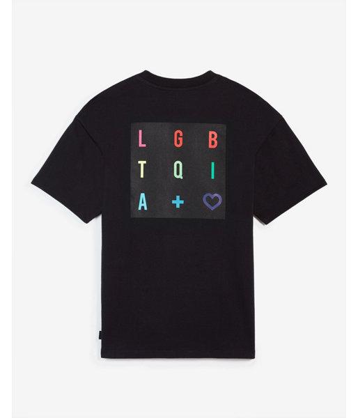 Express Mens Love Unites Rainbow Express Oversized Tee