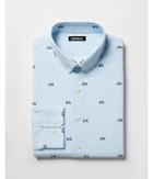 Express Mens Extra Slim Striped Moped Print Dress