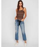 Express Womens Express One Eleven Geometric Print V-wire Tank