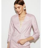 Express Womens Petite One-button Cutaway Blazer