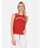 Express Womens Coastal Graphic Cropped Easy Tank